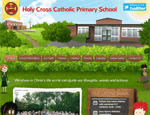 Tablet Screenshot of holycross-sch.net